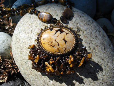 Tiger Eye necklace by Honey from the Bee