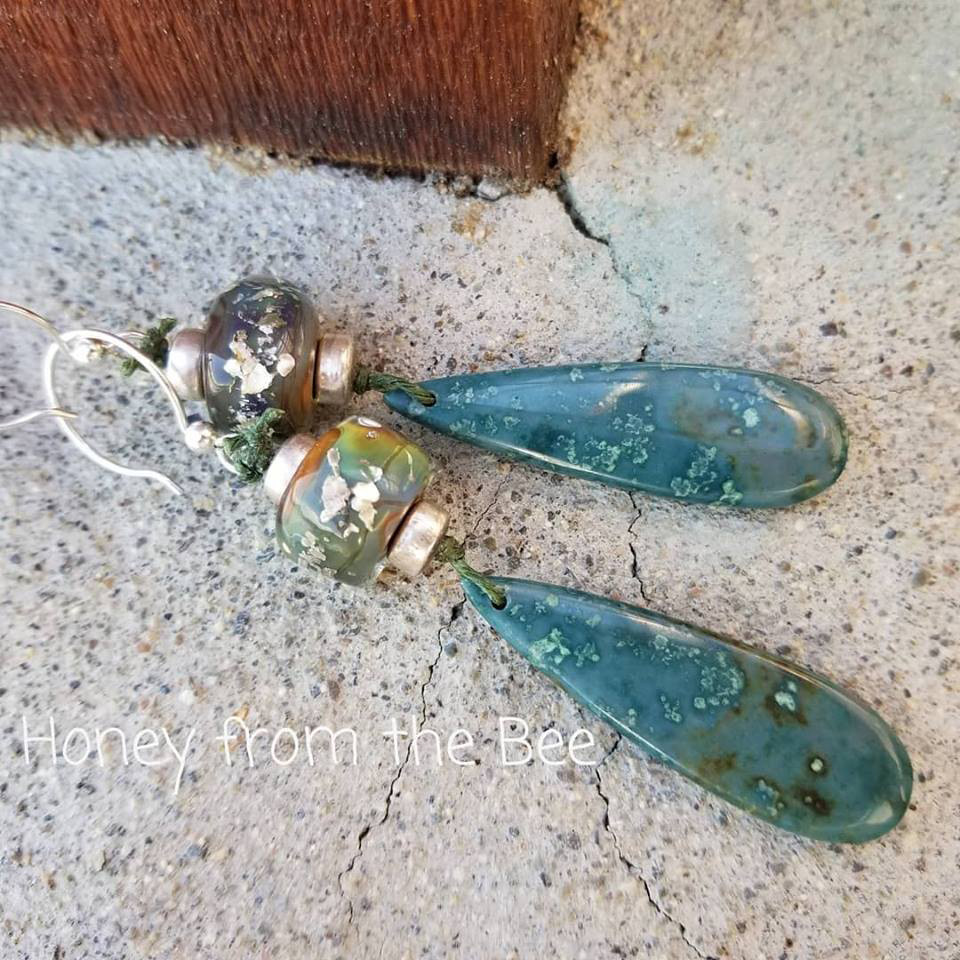 Wave Jasper earrings