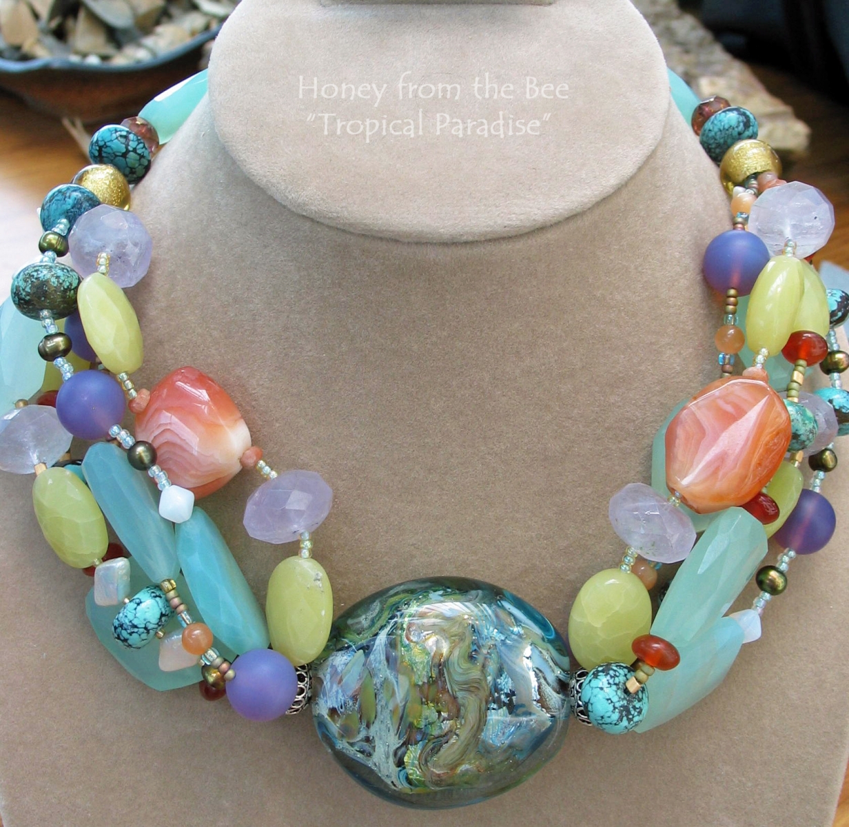 One of a kind statement necklace