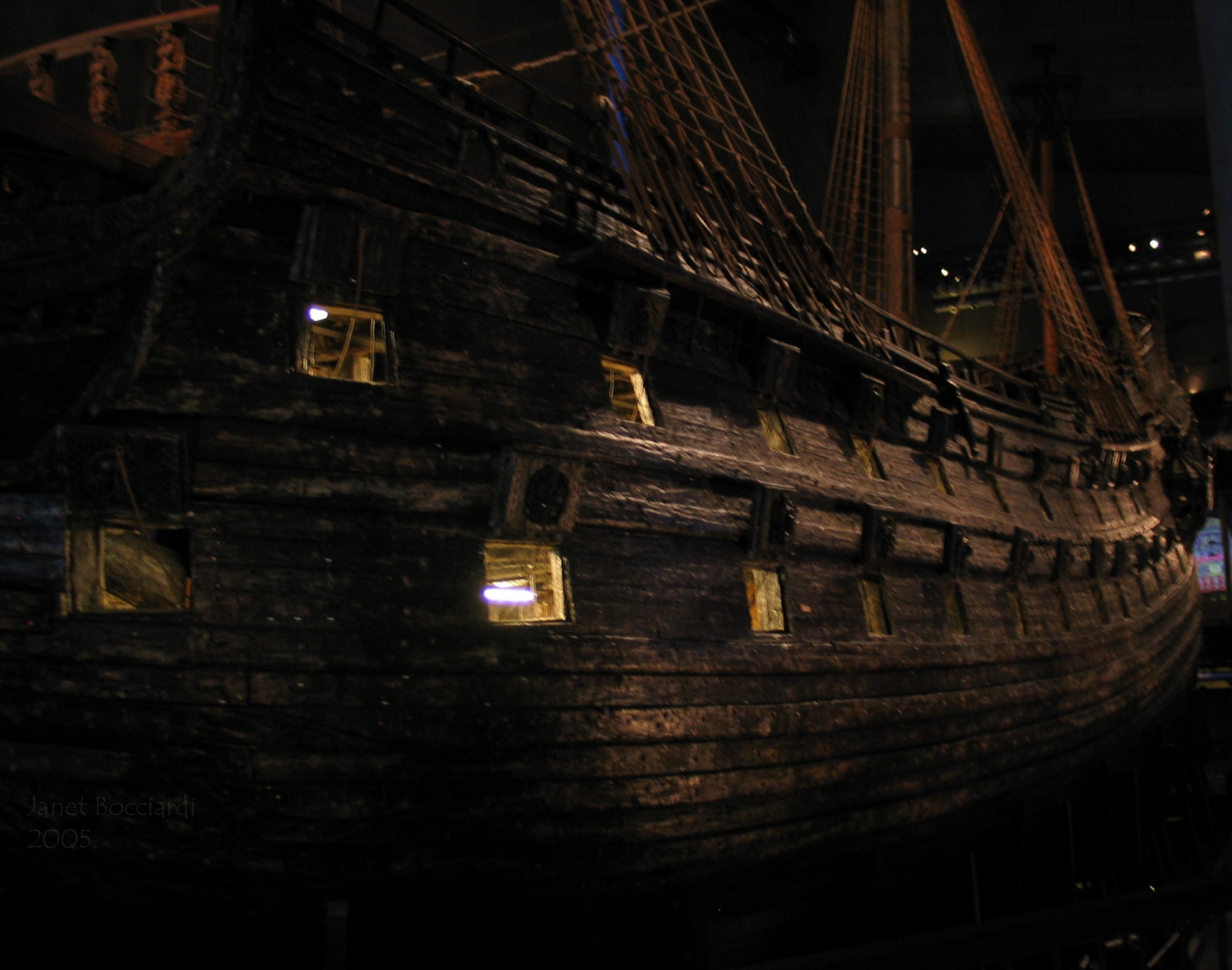 Vasa wooden ship