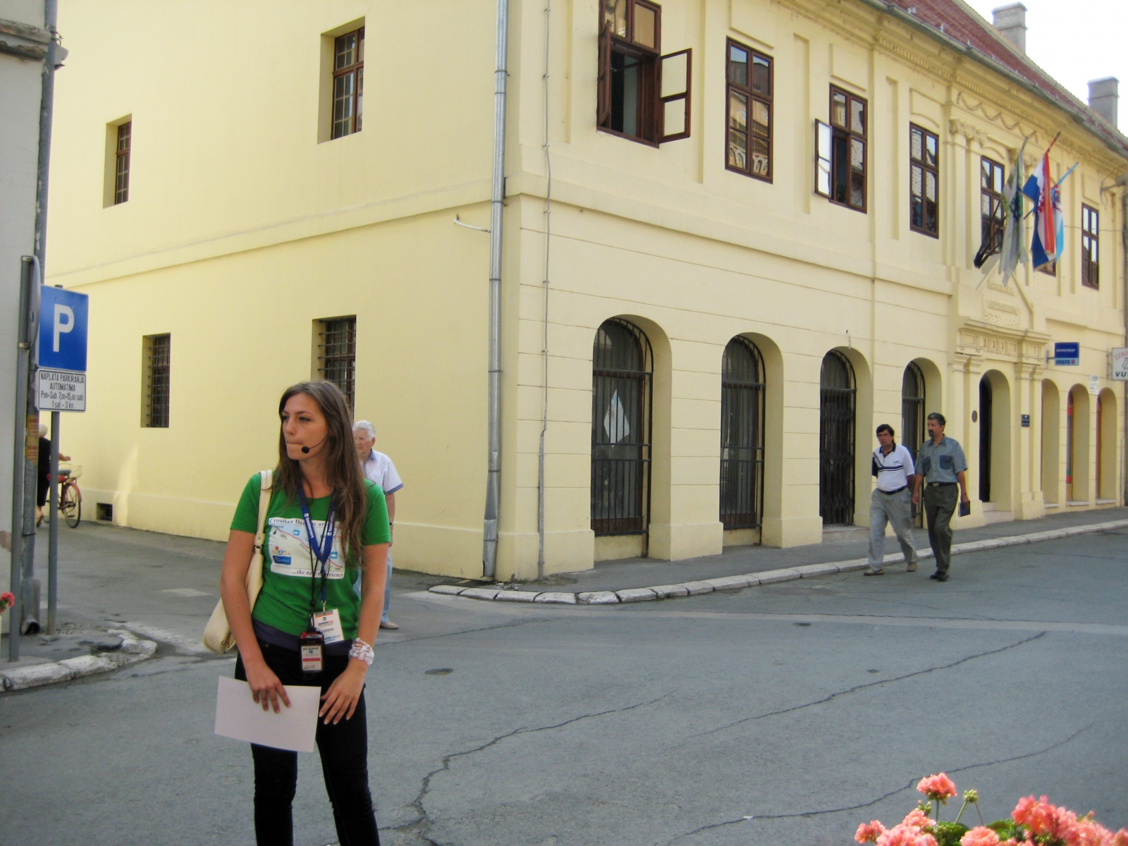 Our guide in Vukovar, Croatia