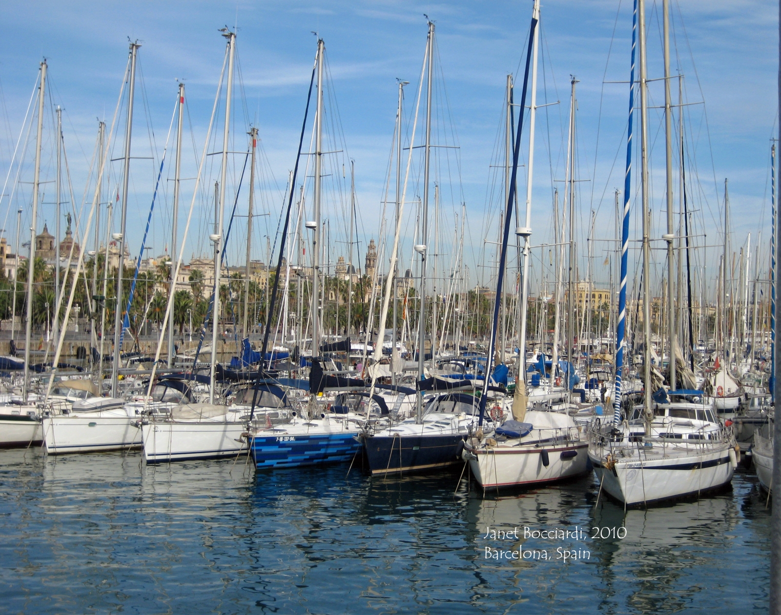 Yacht harbour, Barcelona, Spain