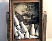 MOTHER'S MILK- Original Mixed Media Assemblage - RosemarieHughes