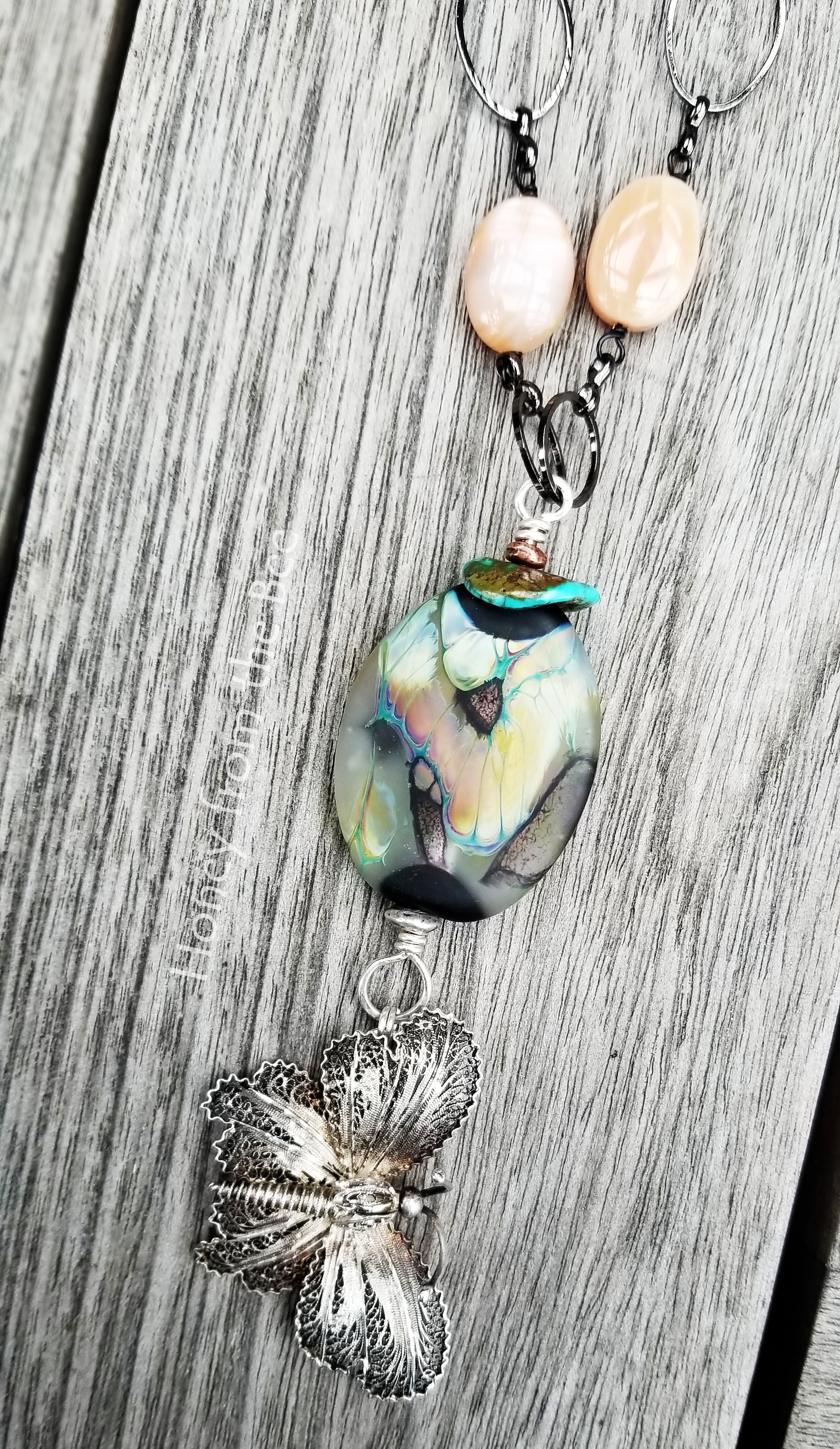 Butterfly best sale statement necklace