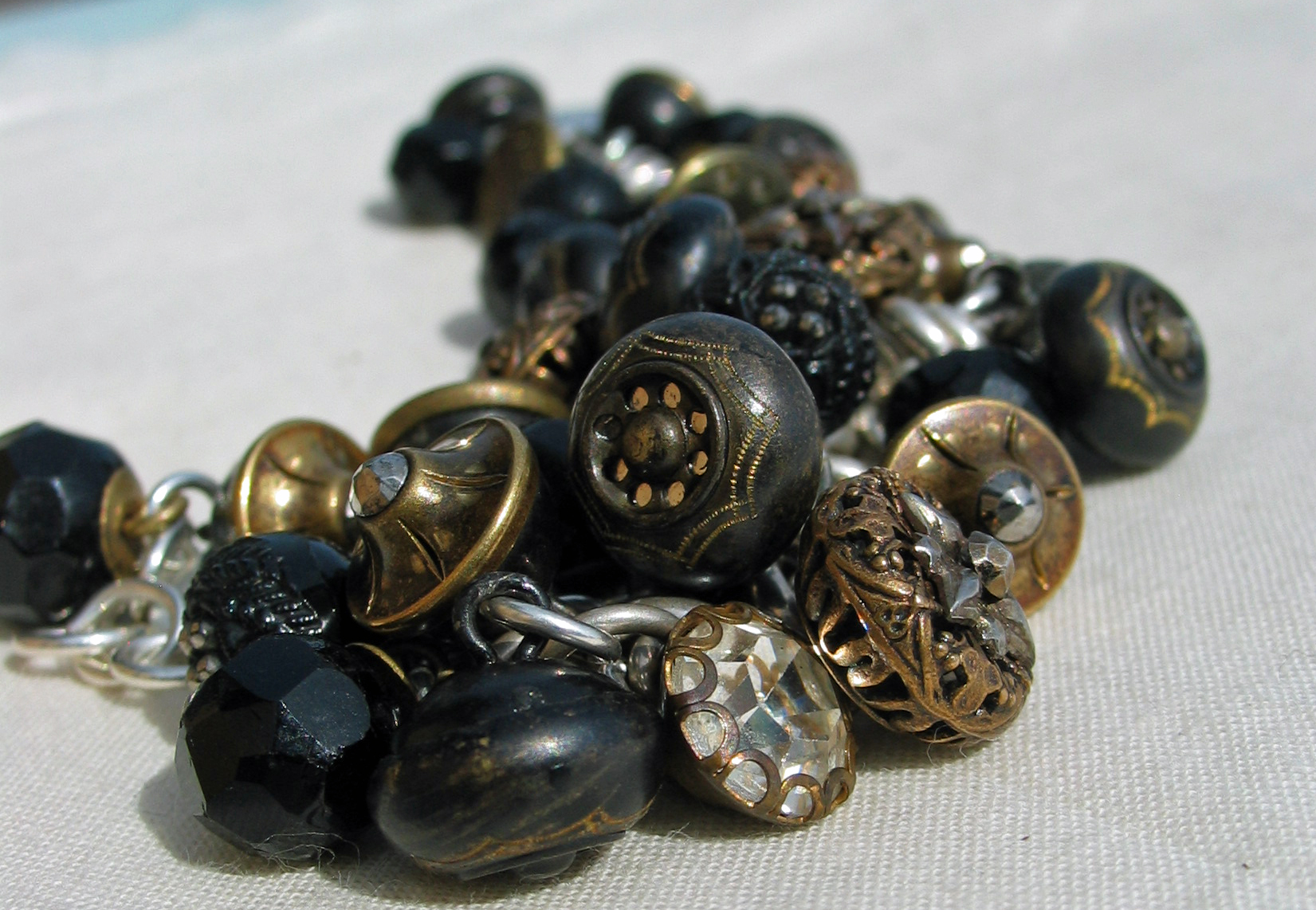 Antique Button bracelet