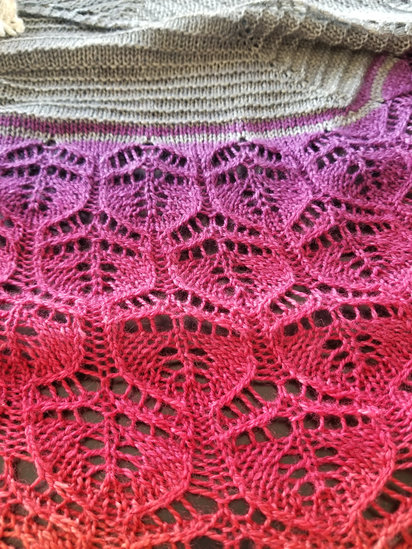 Sunset Lace Shawl