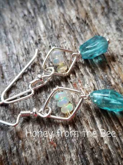 Apatite for Opal earrings