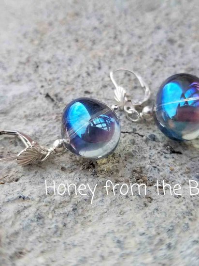 Aurora Borealis earrings