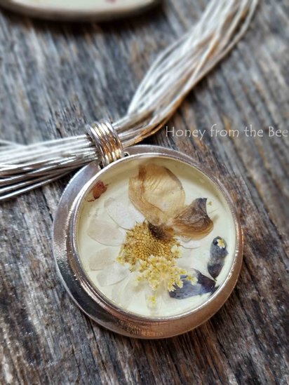 Dried Flower necklace