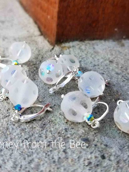 Icy Snowball earrings