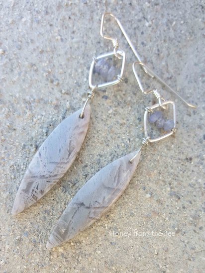 Lavender Dawn earrings