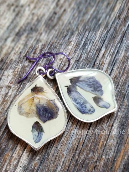 Dried Flowers Earrings