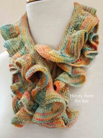 Pastel Ruffle Scarf