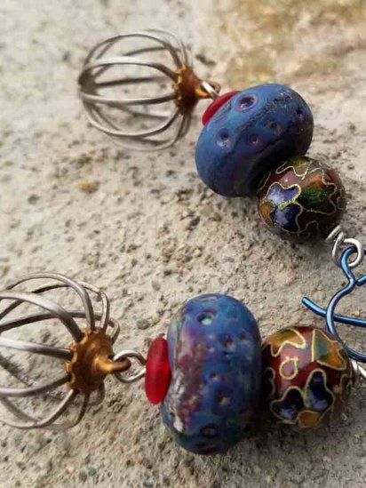 Worn but Beautiful earrings