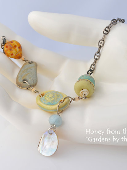 Gardens by the Sea Art Necklace