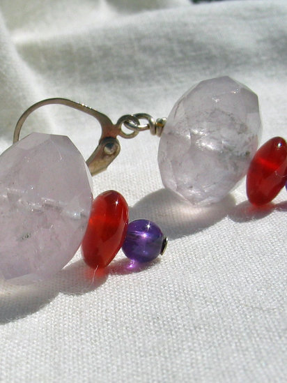 Lavender Ice Earrings