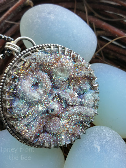 To the Moon and Back Drusy Pendant