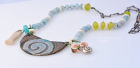 Nautilus Spiral Necklace, copyright Honey from the Bee