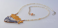 Ocean Inspired necklace, copyright Honey from the Bee