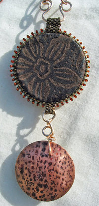 Copper Artisan Necklace, copyright Honey from the Bee