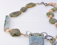 One of a Kind Artisan Necklace, copyright Honey from the Bee