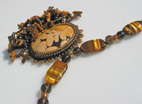 One of a Kind Statement Necklace, copyright Honey from the Bee