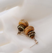 Vintage look earrings, copyright Honey from the Bee