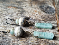 Rustic Gemstone earrings