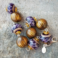 Purple Lampwork bracelet