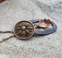 Mixed Metal Autumn Necklace