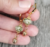 Rhyolite earrings