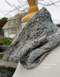 Merino Wool grey cowl