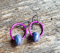Purple Artisan earrings