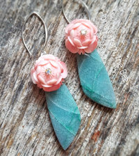 Statement flower earrings