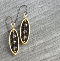 Smokey Quartz earrings