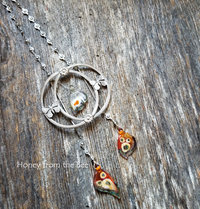 Art Nouveau butterfly necklace