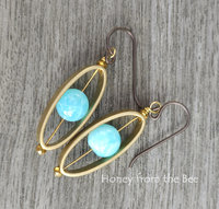 Peruvian Opal earrings