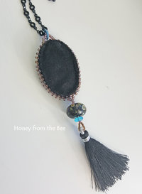 Artisan tassel pendant