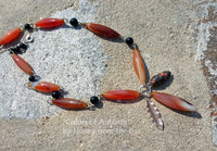 Orange Artisan Necklace