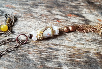 Lampwork Tassel necklace