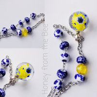 Delft inspired artisan jewelry