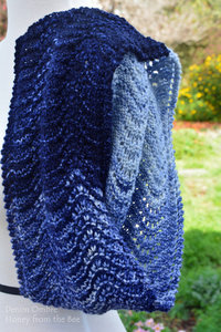 Blue Ombre cowl