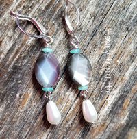 Iridescent Shell earrings