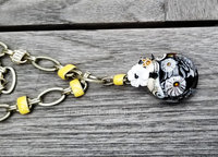 Black and yellow necklace