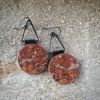 Orbicular Rhyolite earrings