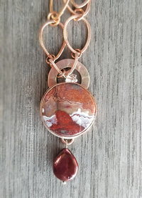 Crazy Lace Agate necklace
