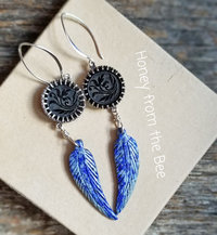 Lapis Lazuli dangle earrings