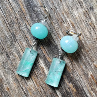 Chrysocolla earrings