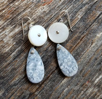 Mother of Pearl Boho earrings