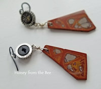 Fire Picture Jasper earrings